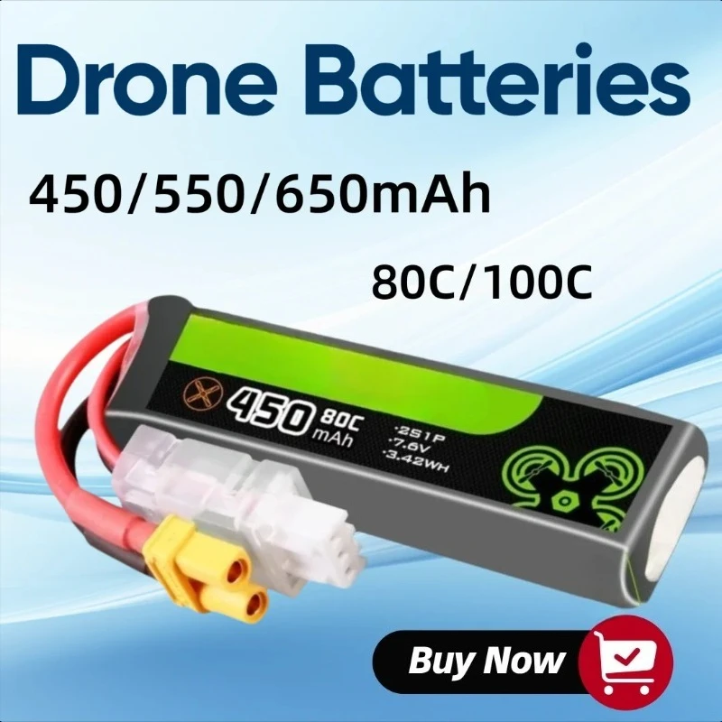 

For Ovonic 350 450 550 650mAh 1S2S FPV Drone Batteries