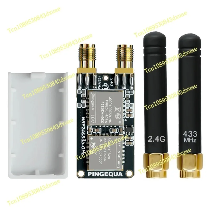 Flipper Zero 2-in-1 RF Devboard, Ultra-Compact NRF24 + CC1101 Wireless Module, 2.4GHz & 433MHz, High Performance, Auto-Switch, P