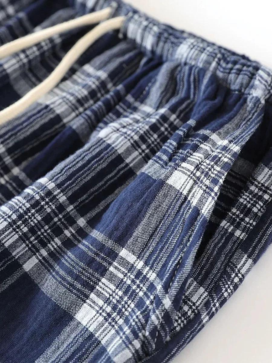 Men's Pajama Pants Summer Spring & Fall 2024 New Single-Piece Long Pants Simple Loose Large Size Home Pants