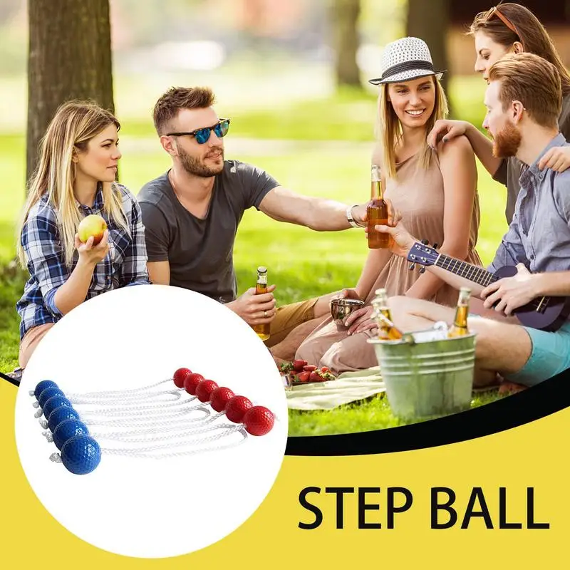 Ladder Golf Balls Indoor Ladder Toss Ball Set Of 6 Parent-Child Interaction Portable Exercise Tool For Outdoor Activity Company
