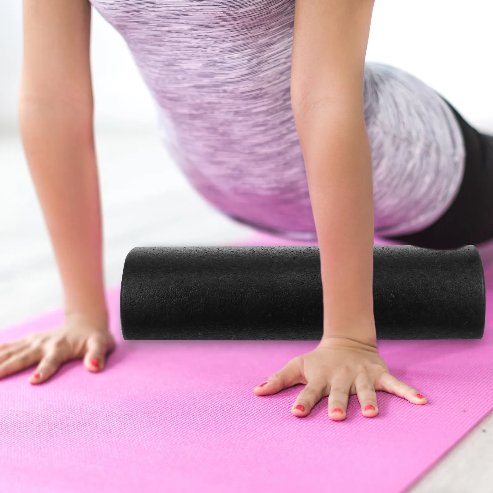 Elastic Comfortable Yoga Roller for Increased Circulation Pain Relief Deep Massage Back Shoulder Neck Leg Arm Feet Body Roller