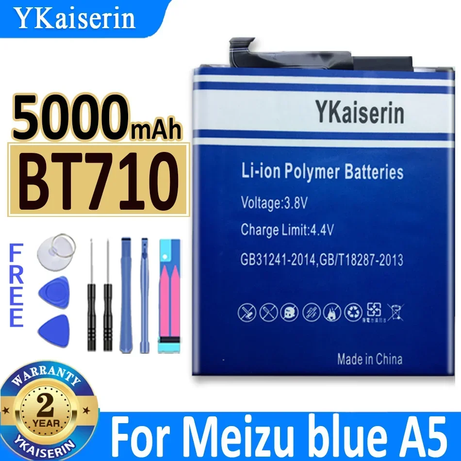 YKaiserin baterai untuk Meizu Note 5, 6/M5 M3 Note/5S M5s/M3s/M3S mini/M6s/S6/M8c/V8 Pro/Pro 7/Pro 7 Plus/X8/16/16th/16s/16X/U10