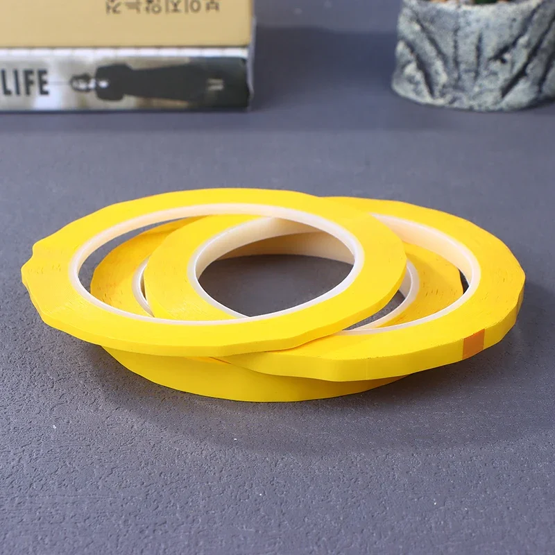 3/6/10MM 66M Graphic Whiteboard Tape Adhesive Chart Line Grid Electrical Marking Tapes High Temperature Resistant Pinstripe Tape