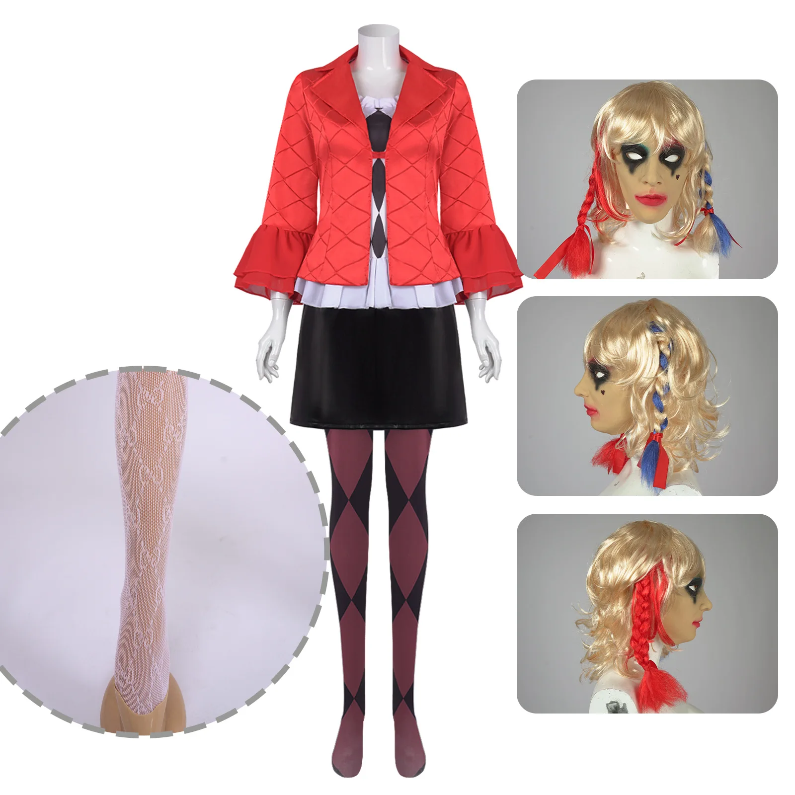 Harley Quinn Joker 2 Cosplay K - Anime Harley Quinn Cosplay incelemesi ve fiyatı
