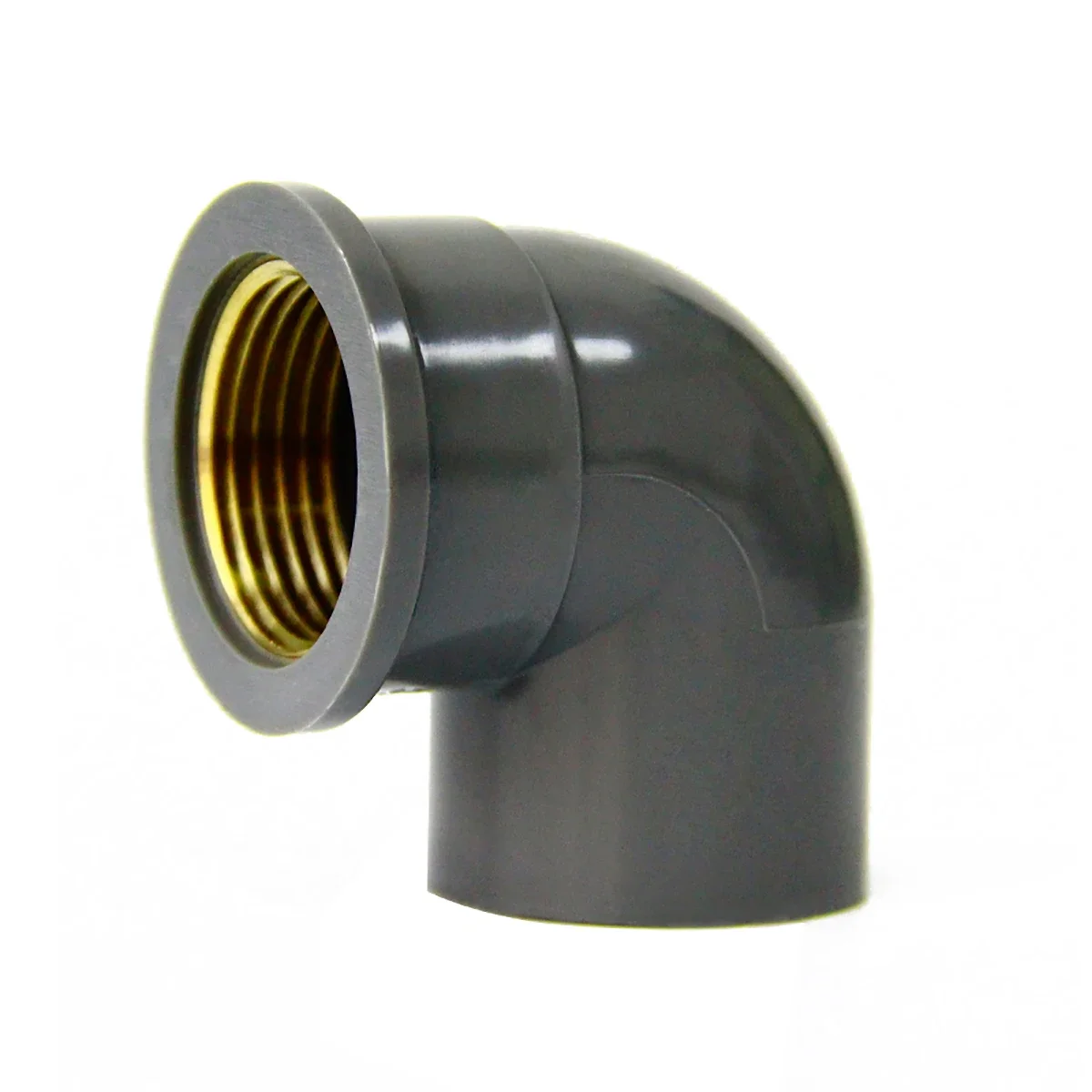 1Pc PVC Brass Elbow Connector 1/2" 3/4" 1" Female Thread to 20 25 32mm Water Pipe Fittings Irrigation Aquarium Fish Tank Adapter