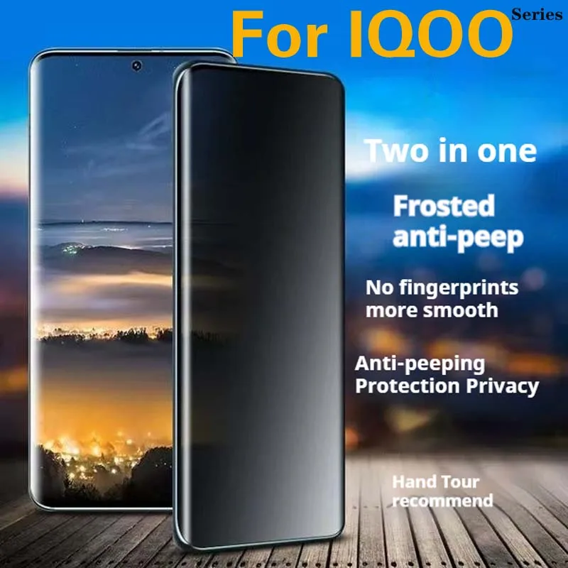 NEO9SPro Matte Privacy Hydrogel Film For IQOO Z9 Turbo Z8X Z7X Screen Protector IQOO12Pro NEO8 Pro Neo7 Anti peeping IQOO11/10/9