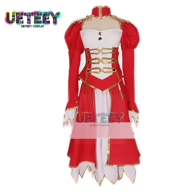 

UETEEY Nero Claudius red Saber Cosplay Costume - Perfect for Cosplay Halloween Parties