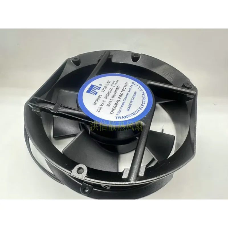 

Ltsf For V208-2-51 AC 230V 21W 0.12A 172x172x51mm 2-Wire Server Cooling Fan 17cm