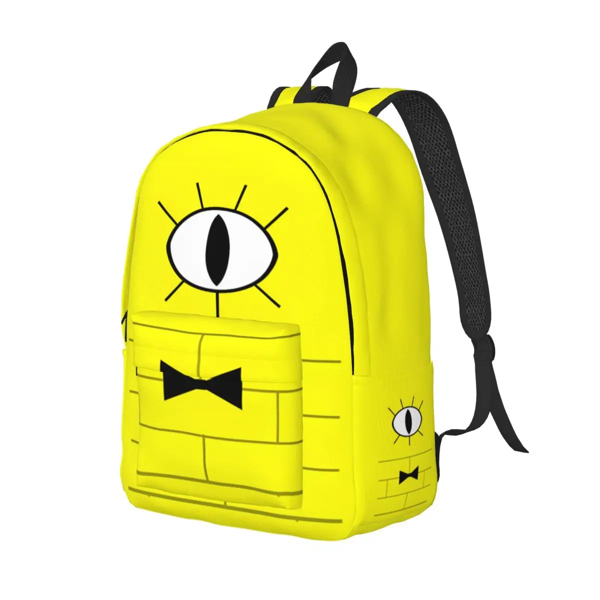 Gravity Falls Bill Cipher Cartoon Fashion Backpack Gift Student Work Daypack for Men Women Laptop Canvas Bags