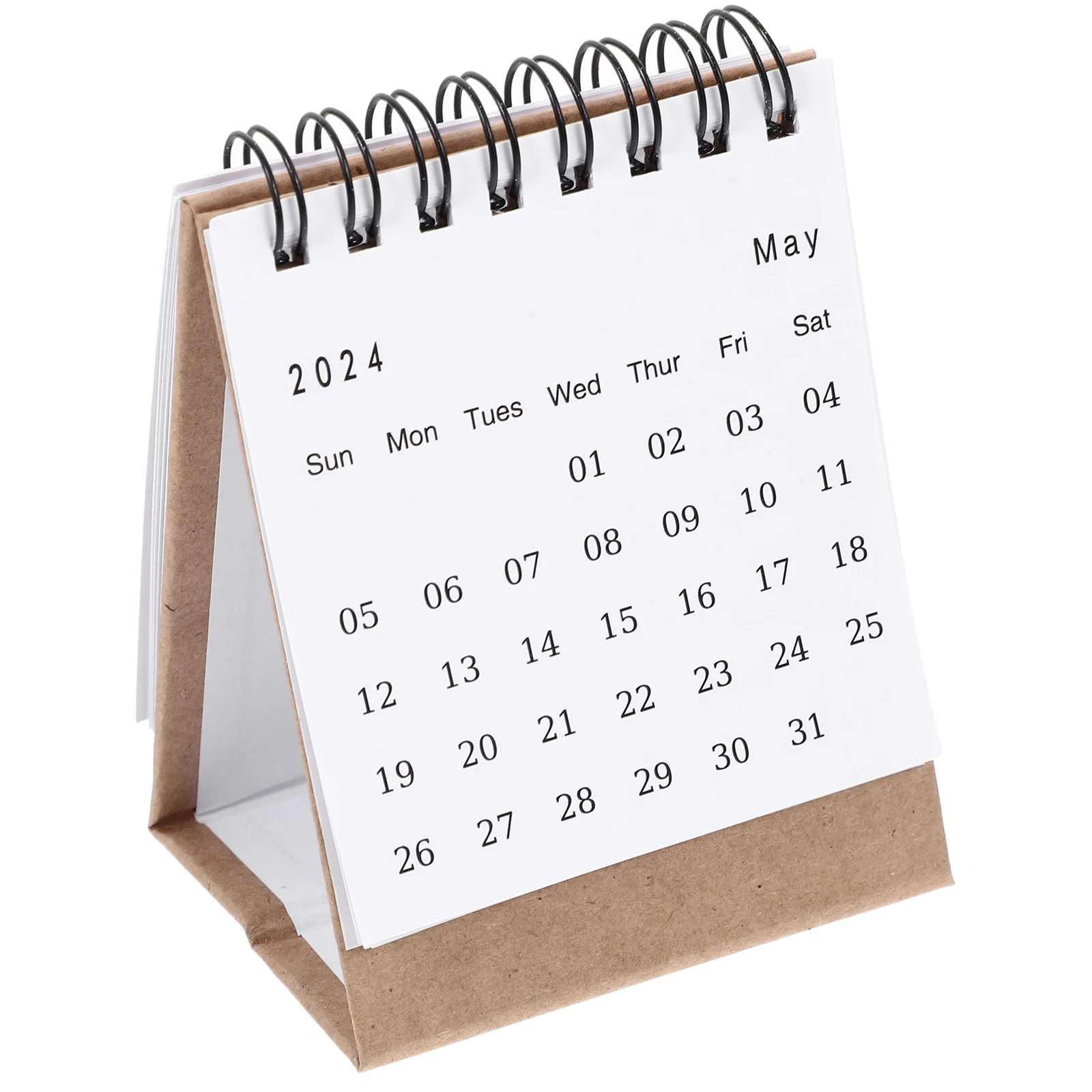

Mini Desk Calendar Planner 2024 Tiny Small Calendars Little Cute Miniature Office