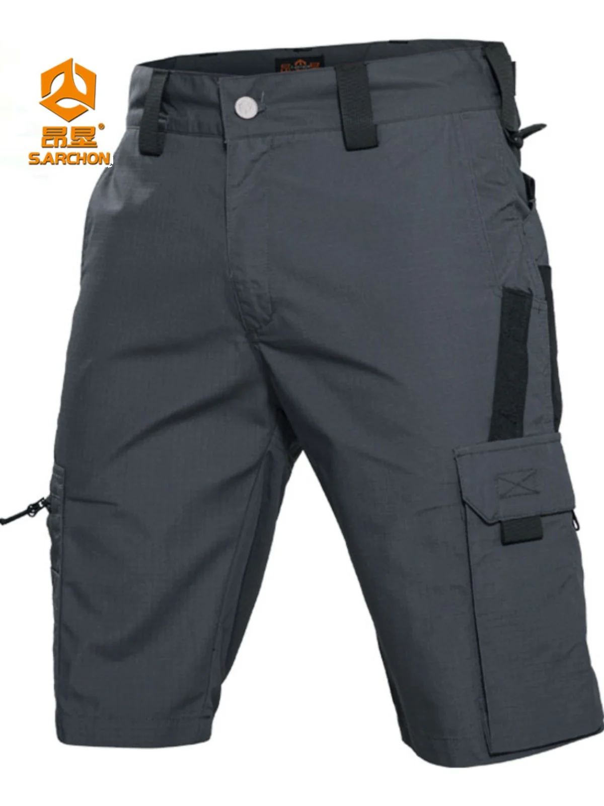 waterproof-men's-tactical-shorts-summer-outdoor-camouflage-workwear-pants-five-quarter-length-multi-function-commuting-halves