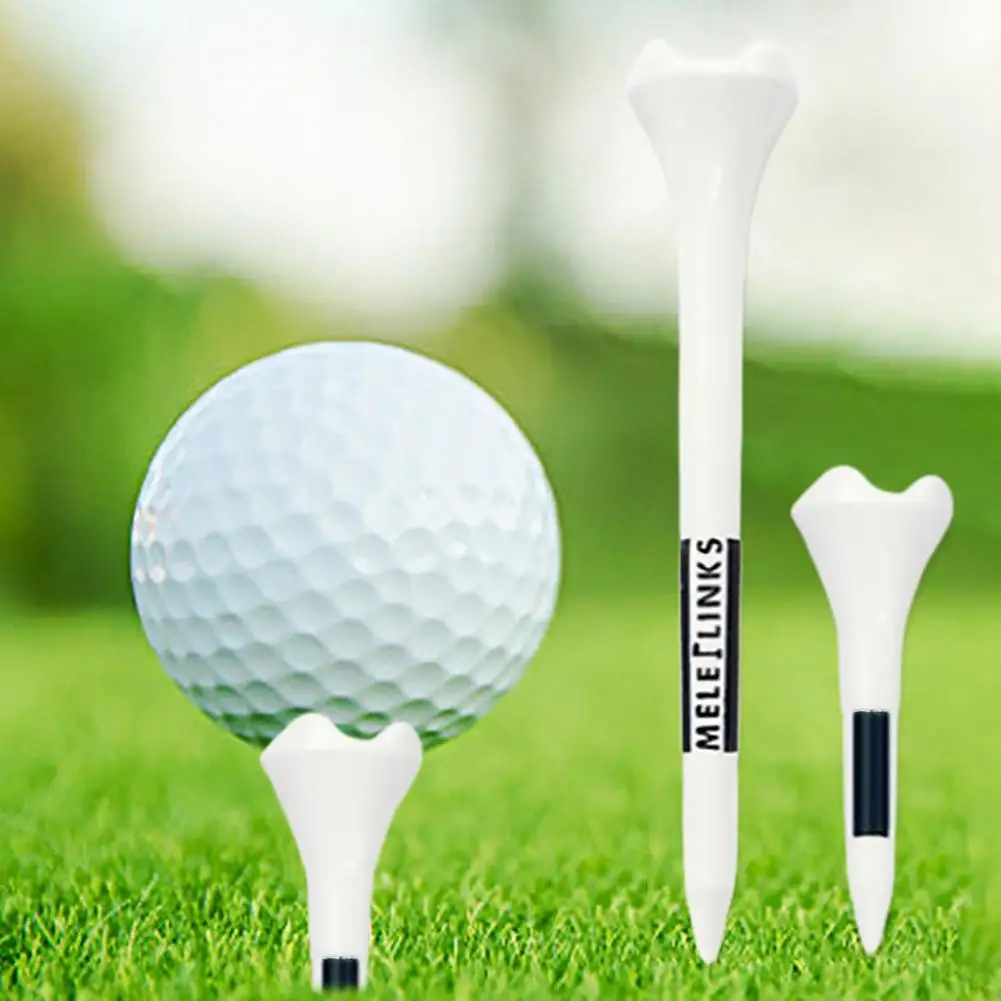 50Pcs Golf Tees High Stability Low Friction Ultra-Thicker Plastic Golf Tees Golf Training Golf Tees Short Golf Tees Golf Lover