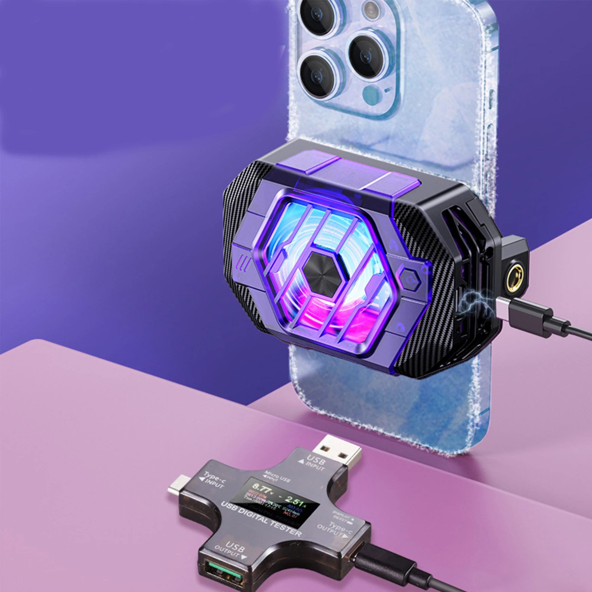 dissipador de calor semicondutor modelo de clipe traseiro de celular