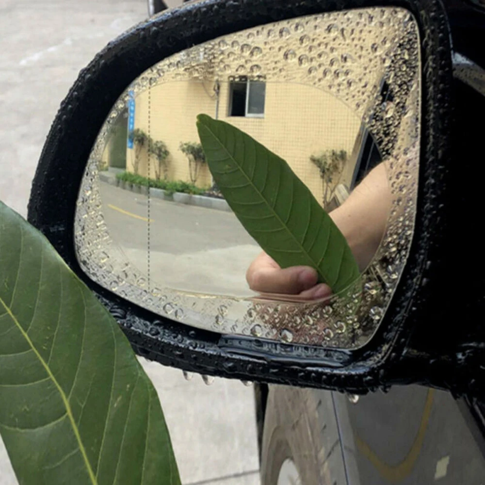 Fog Rainproof sticker -glare Auto Car Film for nano Coating Oval PET Practical Protective Rear View Mirror  Fog