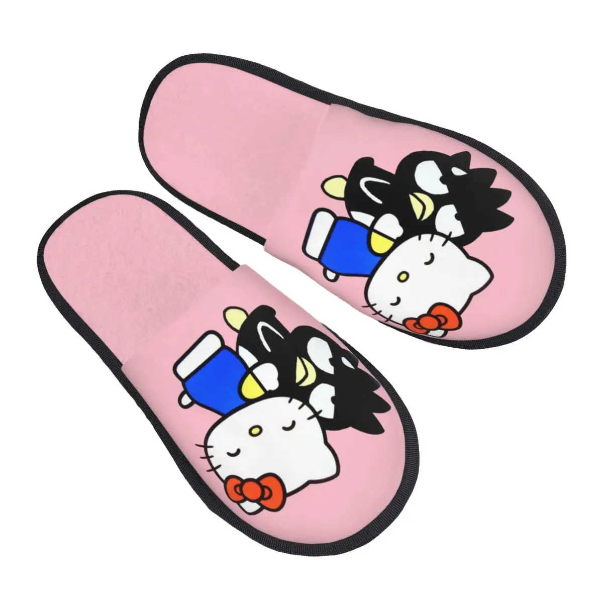 

Изготовленные на заказ гостевые тапочки BADBADTZ-MARU Hello Kitty для спальни, женские домашние тапочки