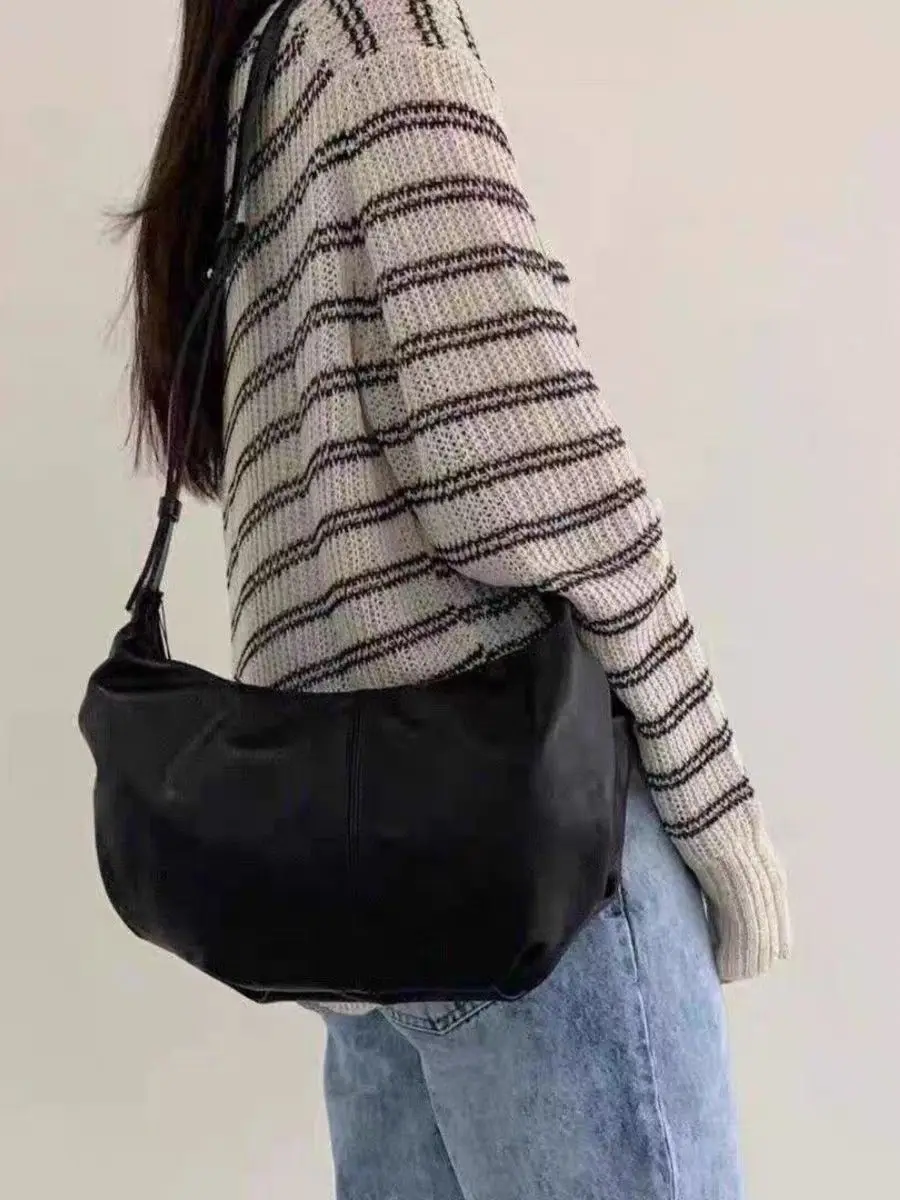 

Large Capacity Commuting Crossbody Hobos Bag for Women 2025 New Student Class Shoulder Tote Bags