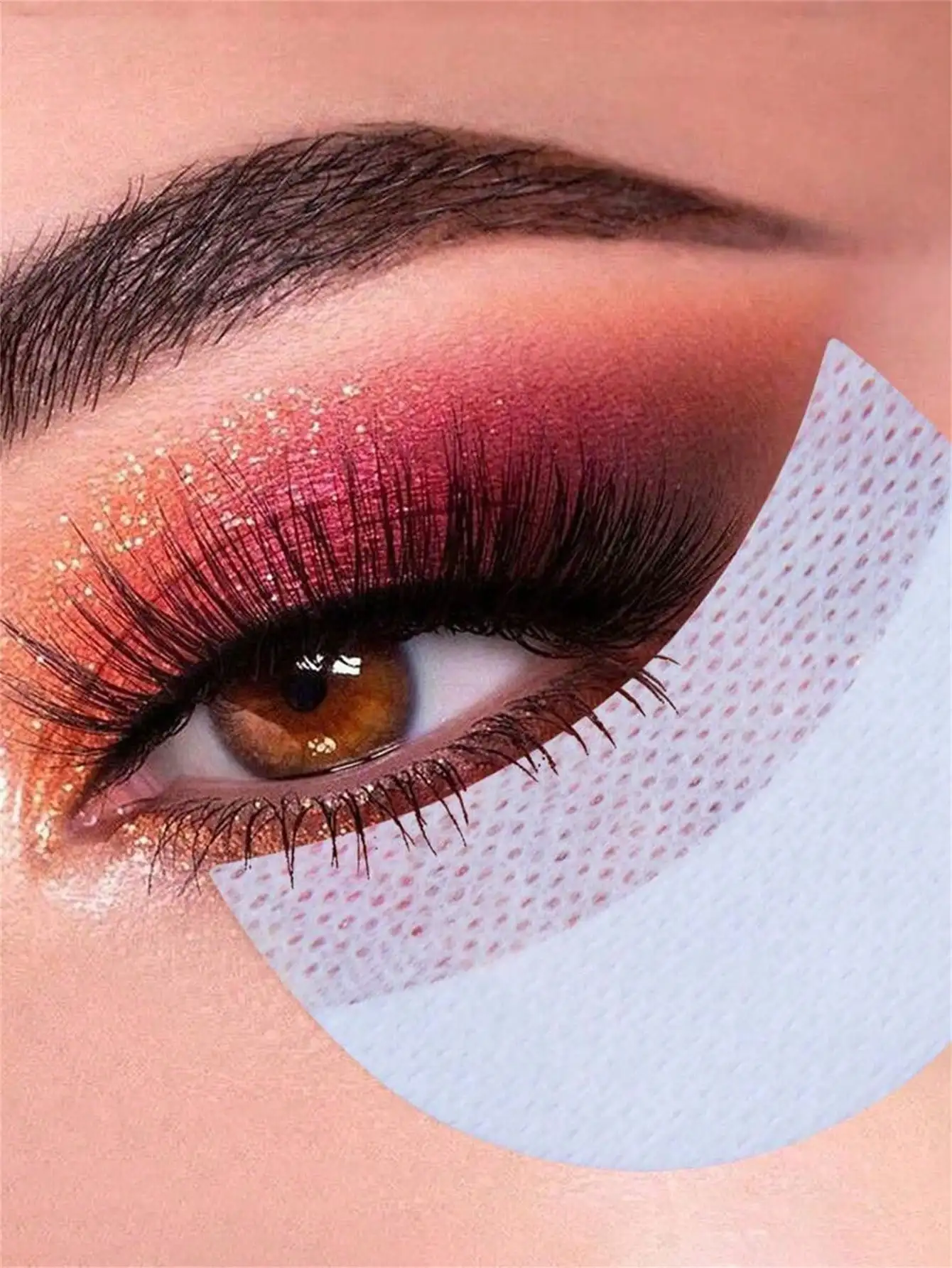 100 Stück Augenschutz-Aufkleber für Lidschatten, Lidschatten-Eyeliner-Sticker, Atmungsaktive Augen-Make-up-Tools, Augen-Make-up-Abdeckungen