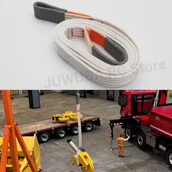JDM Crane Lifting Sling Tow Rope Sling for 1/14 Tamiya RC Dump Truck JX SCANIA 770S Volvo FH16XL 750 BENZ Arocs MAN TGX LESU Car