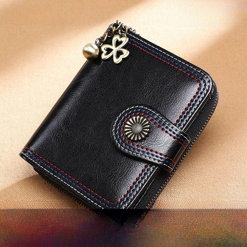 viney-women's-short-leather-wallet-2026-new-style-zipper-coin-purse-multi-card-slot-leather-clutch-card-holder