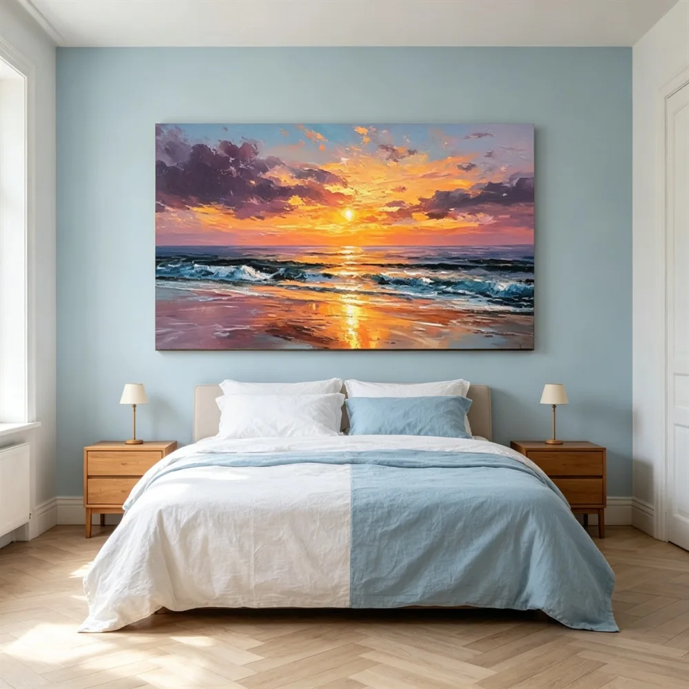 100% Hand Painted Abstract Oil Painting Original Gold Foil Luxury Textured Canvas Wall Art Large Home Living Room Bedroom Decor