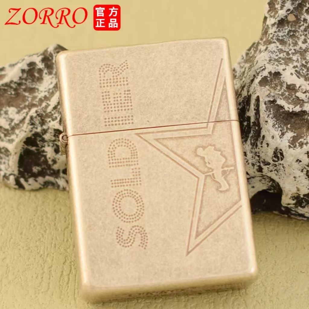 

Масляная зажигалка ZORRO в стиле ретро, травление из античного серебра, винтажный белый стальной внутренний горшок, мужская зажигалка оптом, аксессуары для сигарет