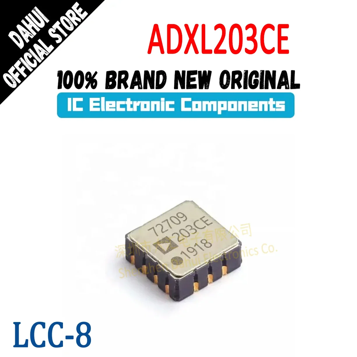

Quality Brand New ADXL203CE Gyroscope/attitude Sensor IC Screen Printing 203CE LCC-8 In Stock
