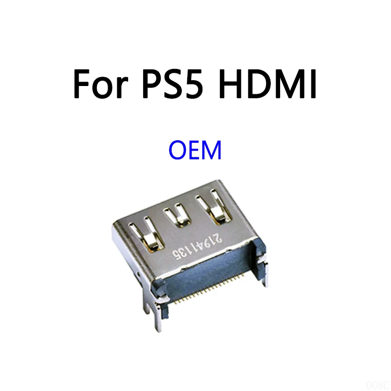 Interfaz HD Original para Sony PS5, Conector de enchufe Compatible con HDMI para Playstation 5, 5 unidades por lote