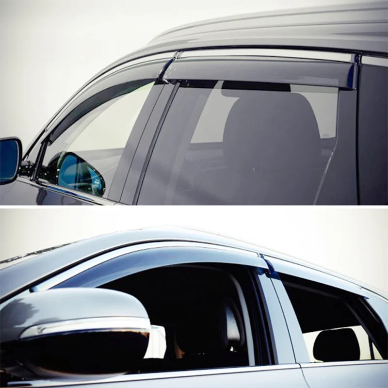 Adecuado para Kia 2016-2020 Sorento protección contra la lluvia y el brillo Kia Sorento ventana del coche lluvia ceja engrosamiento