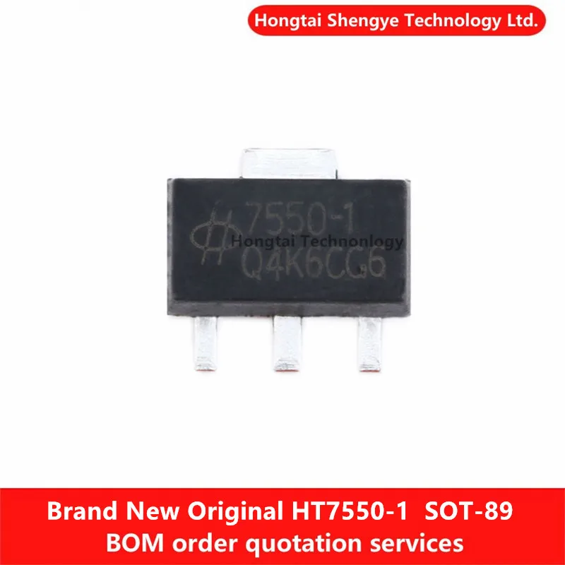 Chip LDO Regulator Linier Putus Sekolah Rendah 5V/0,1A UMW HT7550-1 SOT-89 Asli Baru