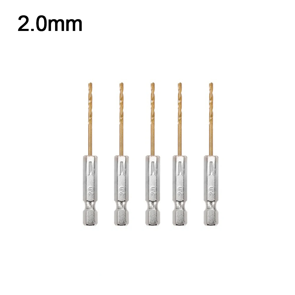 Hss六角シャンクドリルビットセット、コードレススクリュードライバー、1.5-6.5mm、1,4"
