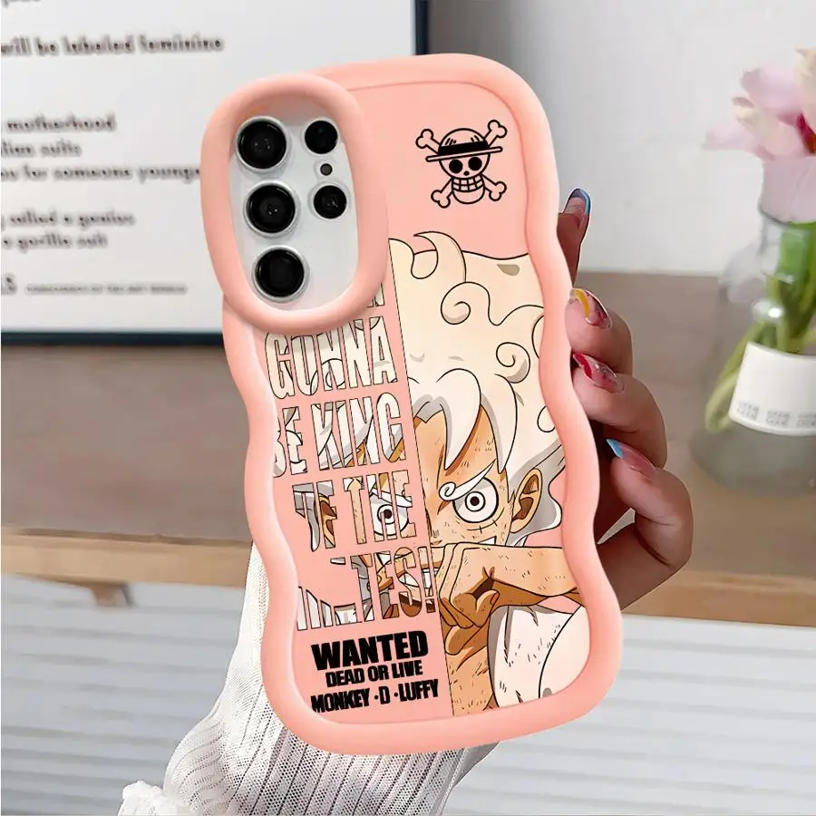 Мягкий чехол для телефона Samsung Galaxy S24FE S23 S25 Plus S20 FE S21FE Ultra S24 S23ultra S22 с рисунком аниме One