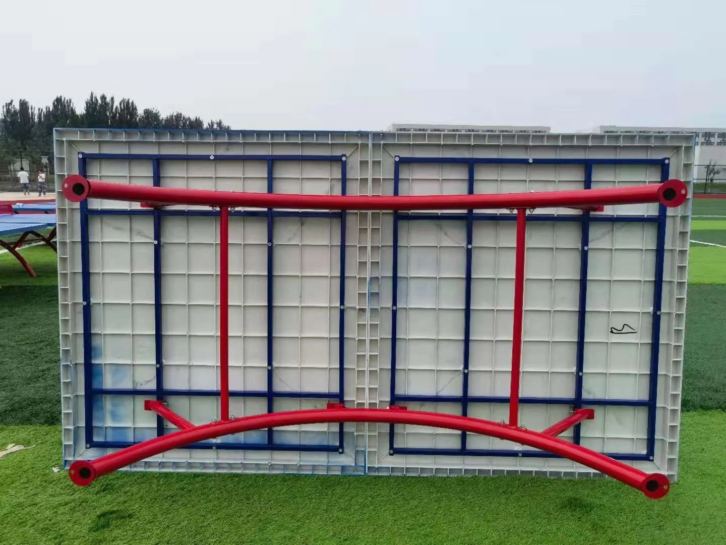 حار بيع المهنية دائم في الهواء الطلقSMC للماء قوس قزح تنس الطاولة الجدول بينغ بونغ الجدول