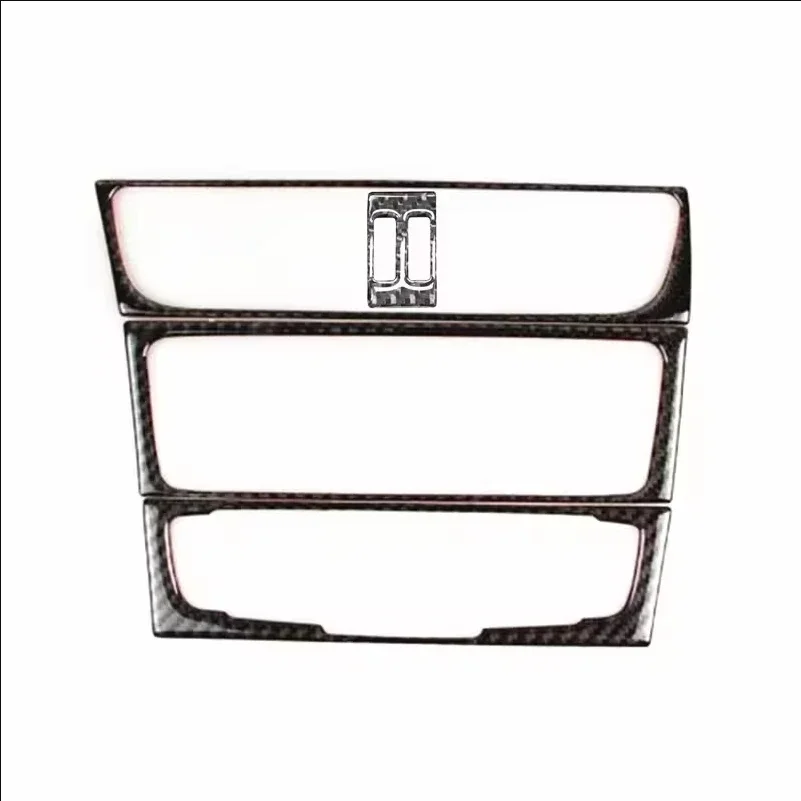 For Audi A4 B8 A5 S5 Carbon Fiber Center Console Dashboard Gear Shift Air Outlet Vent Trim Set Car Interior Accessories Sticker - view 4