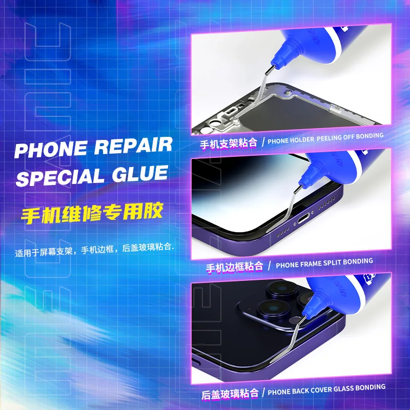 1PCS Mechanic SUPER X LCD repair glue transparent/black smartphone screen glue for Mobile phone ipad screen repair tools