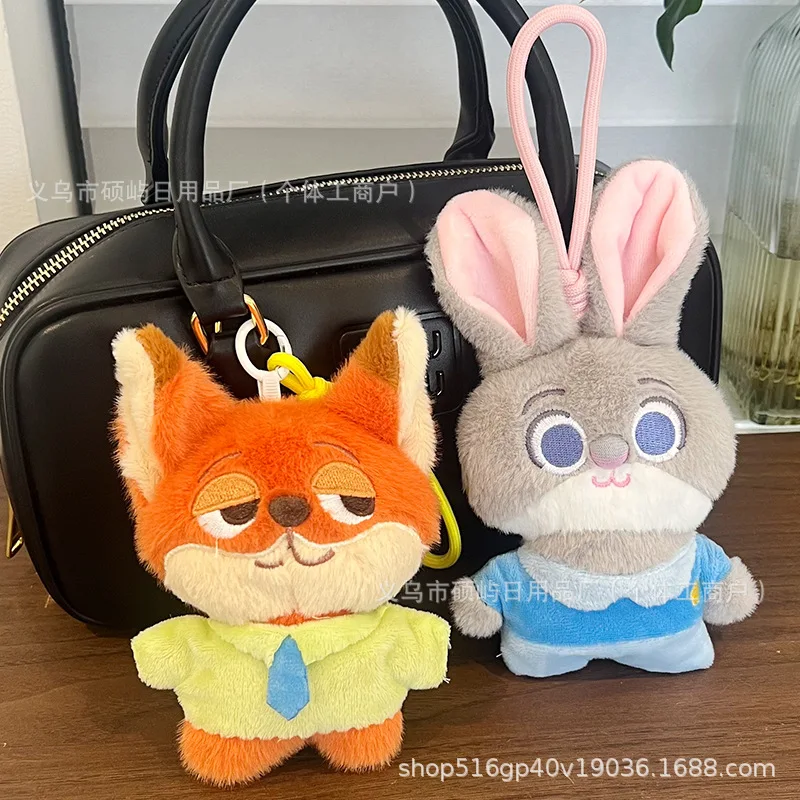 

For Zootopia2 Plush Keychain Backpack Pendant Plush Toy Cartoon & Cute Doll keyring Children's Birthday Present