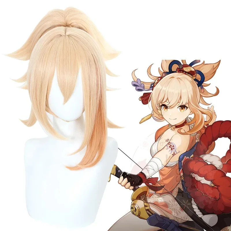

Игра Genshin Impact Naganohara Yoimiya, парики, обувь Geta для косплея, ботинки, костюмы на Хэллоуин в китайском стиле, Yoimiya, носки с двумя пальцами