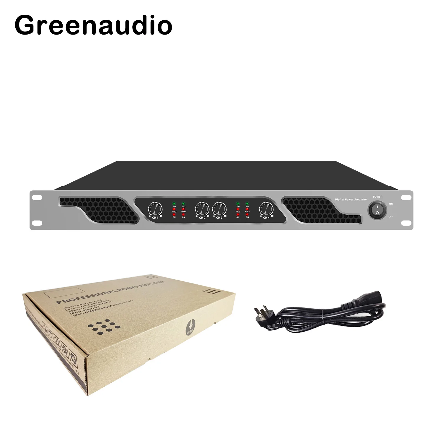 GAP-D5800 amplificatori Audio 600W * 4 amplificatore di potenza digitale Dj per spettacoli teatrali Audio professionali altoparlante DJ Bass