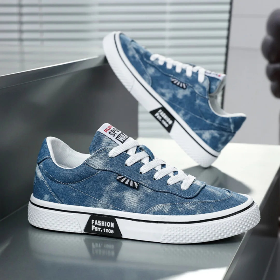 

Men's Trendy Canvas Shoes Versatile Comfortable Casual Outdoor Sports Footwear Breathable Upper Durable Rubber Outsole