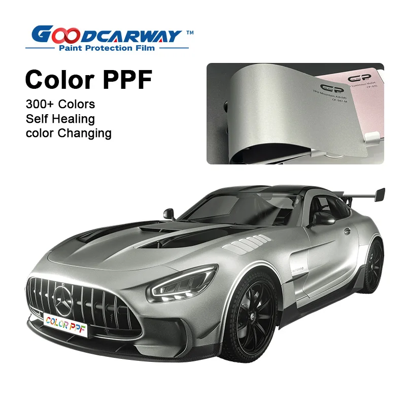 CEO MATT Kleur Auto Lichaam Kleur Veranderende Zelfherstellende TPU Verfbescherming Wikkelfolie