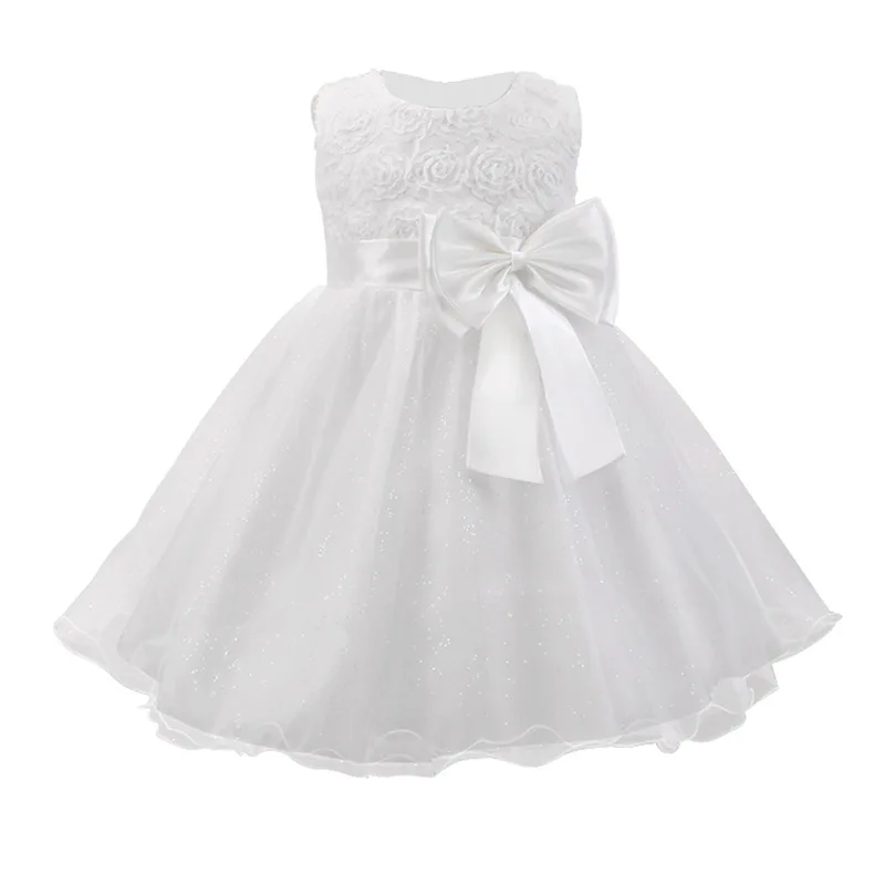 Infant baby Princess 2026 Festive dress for girl formal birthday Pageant carnival Dress elegant Girls Gown Eid Baptism Dress
