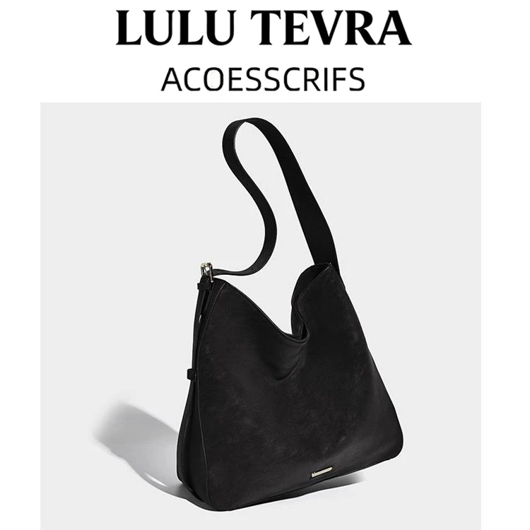 

Сумка-ведро LULU TEVRA большой вместимости, женская сумка через плечо, в стиле кэжуал, роскошная, из полиэстера