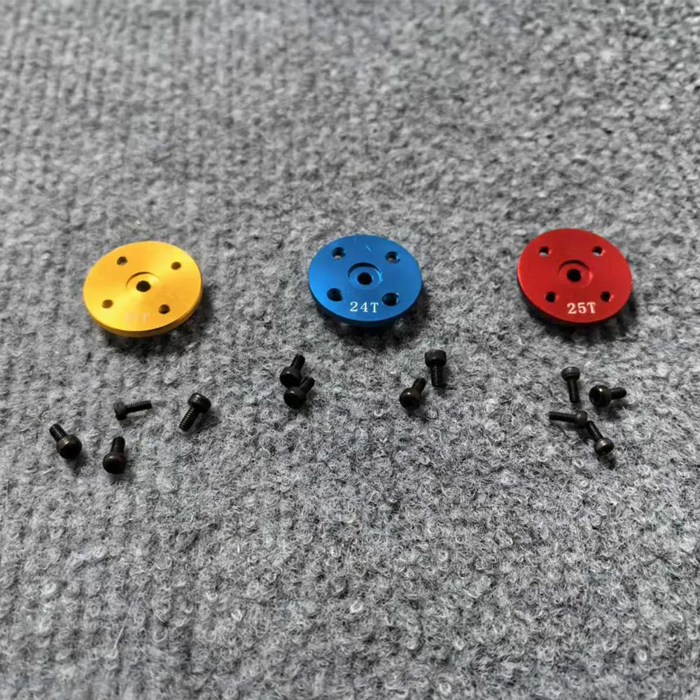 

2PCS CNC 23-25T Metal Disc Servo Arms Fit Futaba/JR/Hitec for RC Car/Boat/Heli Durable Precision Upgrade Parts