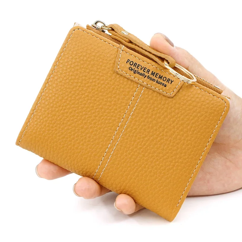 جديد قصير المرأة المحفظة عالية الجودة بلون سستة عملة جيب حامل بطاقة الإناث محفظة صغيرة عملة جيب محافظ للفتيات