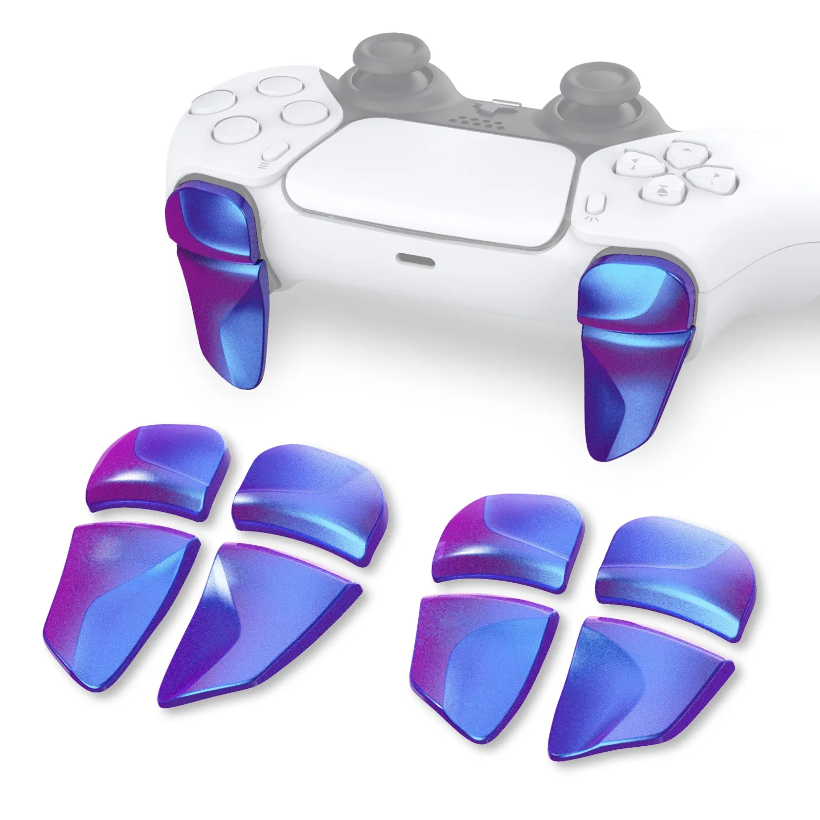 

PlayVital BLADE 2 Pairs PS5 Shoulder Button Extension Triggers for PS5 Edge Triggers Extenders for PS Portal Remote Player