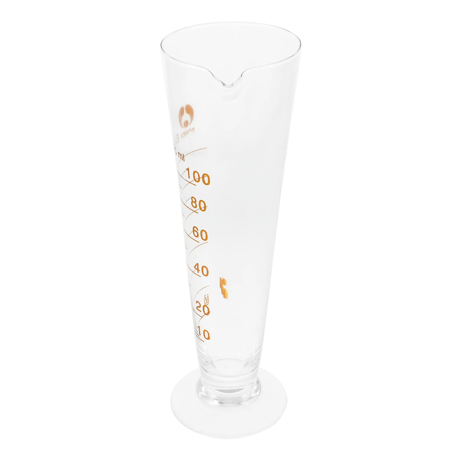 

100Ml Lab Graduated Measuring Cup with Wide Mouth Glass Conical Beaker for Science Experiment