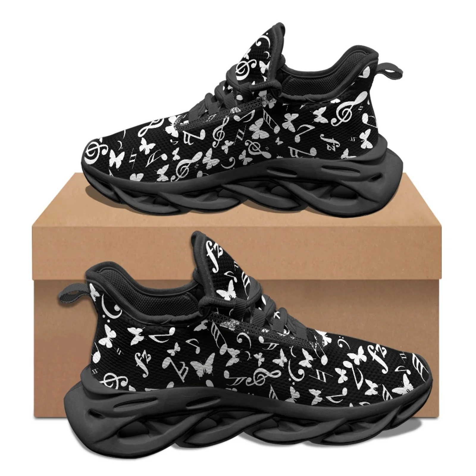 PENSTROLL Music  Glow Comfortable Athletic Running Sport Shoes for Work Mesh & EVA Mens Running Shoes Men's Stylish Sneakers