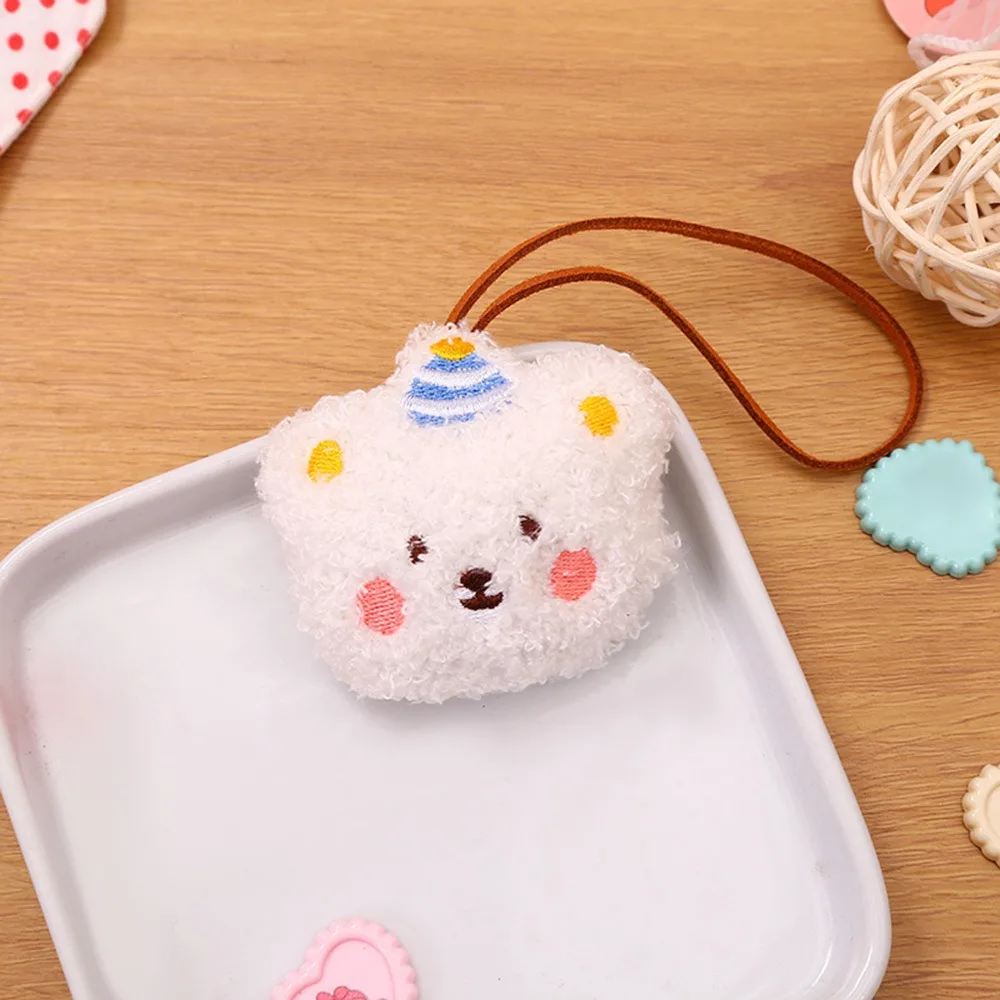 

Креативный плюшевый медведь куклы кулон мультфильм с именем наклейка сумка кулон рюкзак брелок украшение сумки