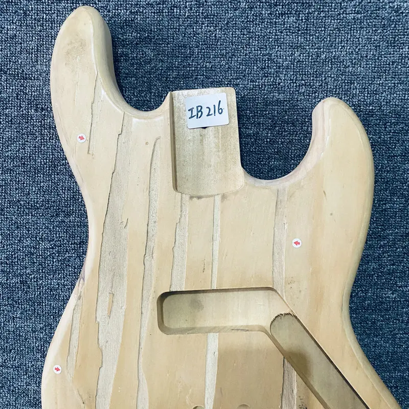 IB216 for Decorations Wood Damaged Jazz Bass Body Unfinished Electric Bass DIY Replace Parts Special Sales