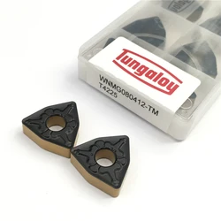 10PCS WNMG080412 TM T4225 High Quality Hard Alloy Lathe Turning Tool Cutter for Steel WNMG 080412 CNC Lathe Cutter Tools