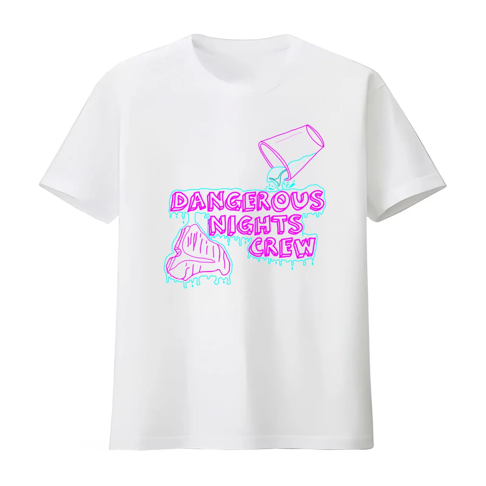 Dangerous Nights Crew (I Think You Should Leave) T-Shirt Summer Casual Cotton Tee Oversized Streetwear Tops Unisex Men Women